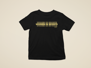 Black and Yellow Women in Sports Shirt